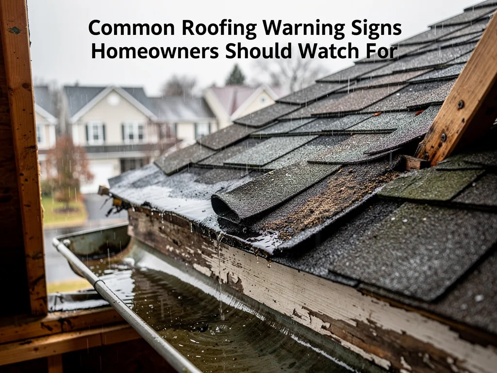 Common Roofing Warning Signs Homeowners Should Watch For