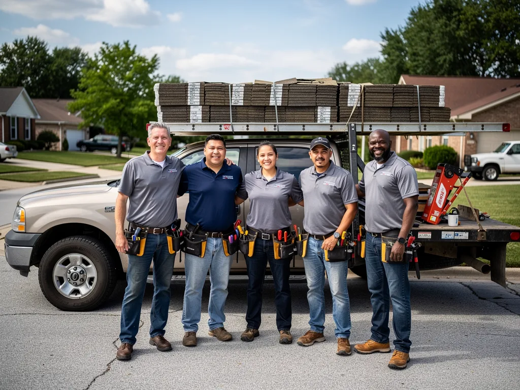 Mike Gorman Roofing Specialist team